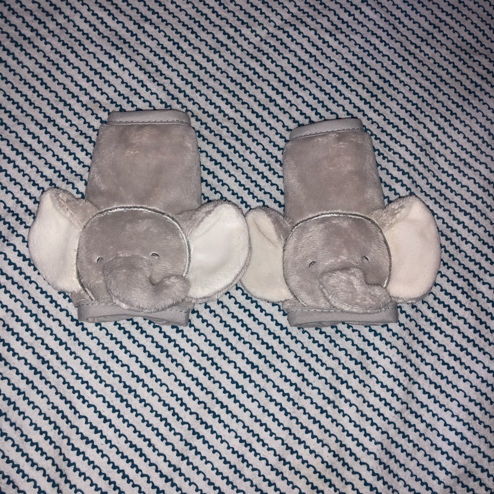 Baby car seat strap covers